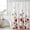 Red, variant on Red Spring Floral Shower Curtain, Waterproof Shower Curtains for Bathroom, Elegant Pastoral Flowers Watercolor Washable Fabric Bathtub Curtain Set Bath Decor with 12 Hooks Long 72"x84"