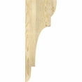 thumbnail image 3 of 6"W x 10"D x 26"H New Brighton Rough Sawn Corbel, Douglas Fir, 3 of 9