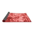 thumbnail image 2 of Ahgly Company Indoor Square Abstract Red Modern Area Rugs, 6' Square, 2 of 4