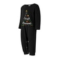 thumbnail image 3 of KOMOO Christmas Pajamas for Family Christmas Tree Print Xmas Matching Pjs Family Sleepwear Set, 3 of 9