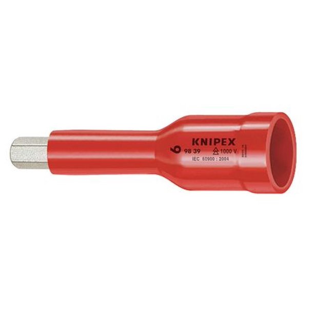 KNIPEX 98 39 08 3/8" Dr., 8mm Hex Insulated Socket