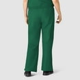 thumbnail image 2 of Wink Origins Romeo - Women's Flare Leg Cargo Scrub Pant, Hunter Green, L Petite, 2 of 5