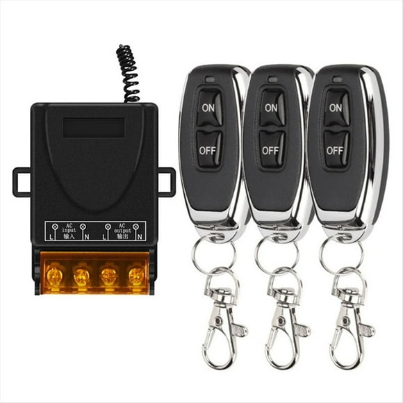 Interruptor de Control Remoto InaláMbrico 433 MHz DC8-80 V 30 A Receptor de Relé RF para Motocicletas ElectrodoméSticos Riego