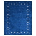 thumbnail image 5 of Rugsotic Carpets Handmade Rugs Hand Knotted Loom Rectangle 8'x11' Blue Silk Mix for Indoor Use, 5 of 5
