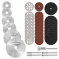 thumbnail image 1 of Ensemble de 41 Pcs Roues de Coupe Rotatives Kit d'Outils pour Outils Rotatifs Accessoires pour Résine Métal Bois Pierre, 1 of 8