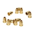 thumbnail image 4 of Guitar String Mounting Buckle, Guitar Through Body Ferrules Iron Durable 12Pcs Replacement Add Pressure  For Electric Guitars Gold,Black, 4 of 8