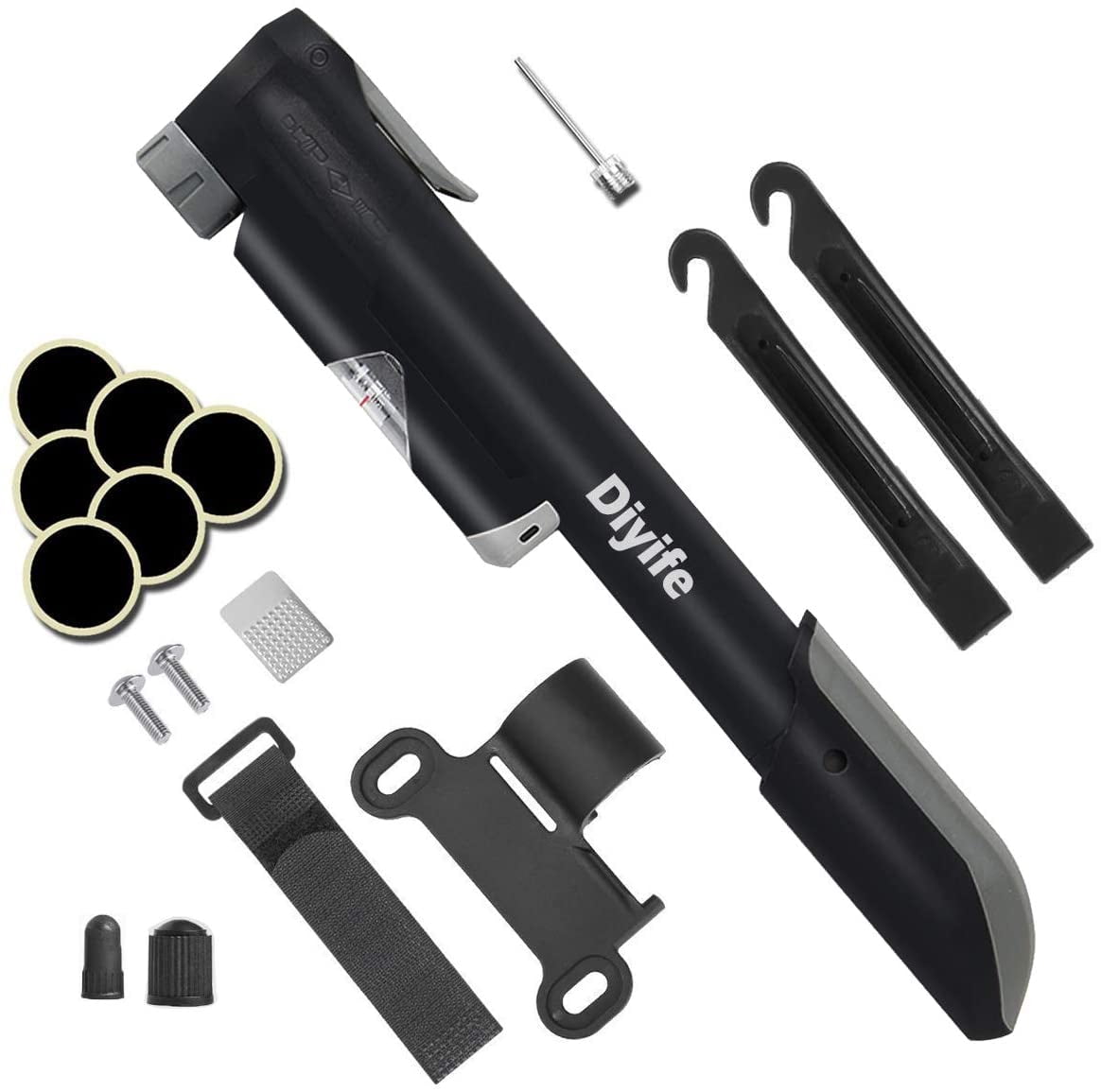Dawht Bicycle Tire Pump Small Bike Pump 