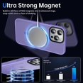 thumbnail image 4 of Entronix Funda Resistente y Magnética Compatible con iPhone 13 Pro Max: Protección Mate a Prueba de Golpes con Bordes Reforzados, Color Morado, 4 of 7
