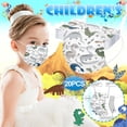 thumbnail image 2 of Máscara infantil HUOGUO Desechable de 3 capas Meltblown, 20 unidades, 2 of 4