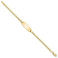 thumbnail image 5 of Auriga Fine Jewelry 14K Yellow Gold Oval Anchor Id Bracelet 5.5inch for Women, 5 of 5