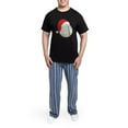 thumbnail image 5 of CafePress - Volleyball Santa Gift Men's Light Pajamas - Men's Dark Loose Fit Cotton Pajama Set, 5 of 7