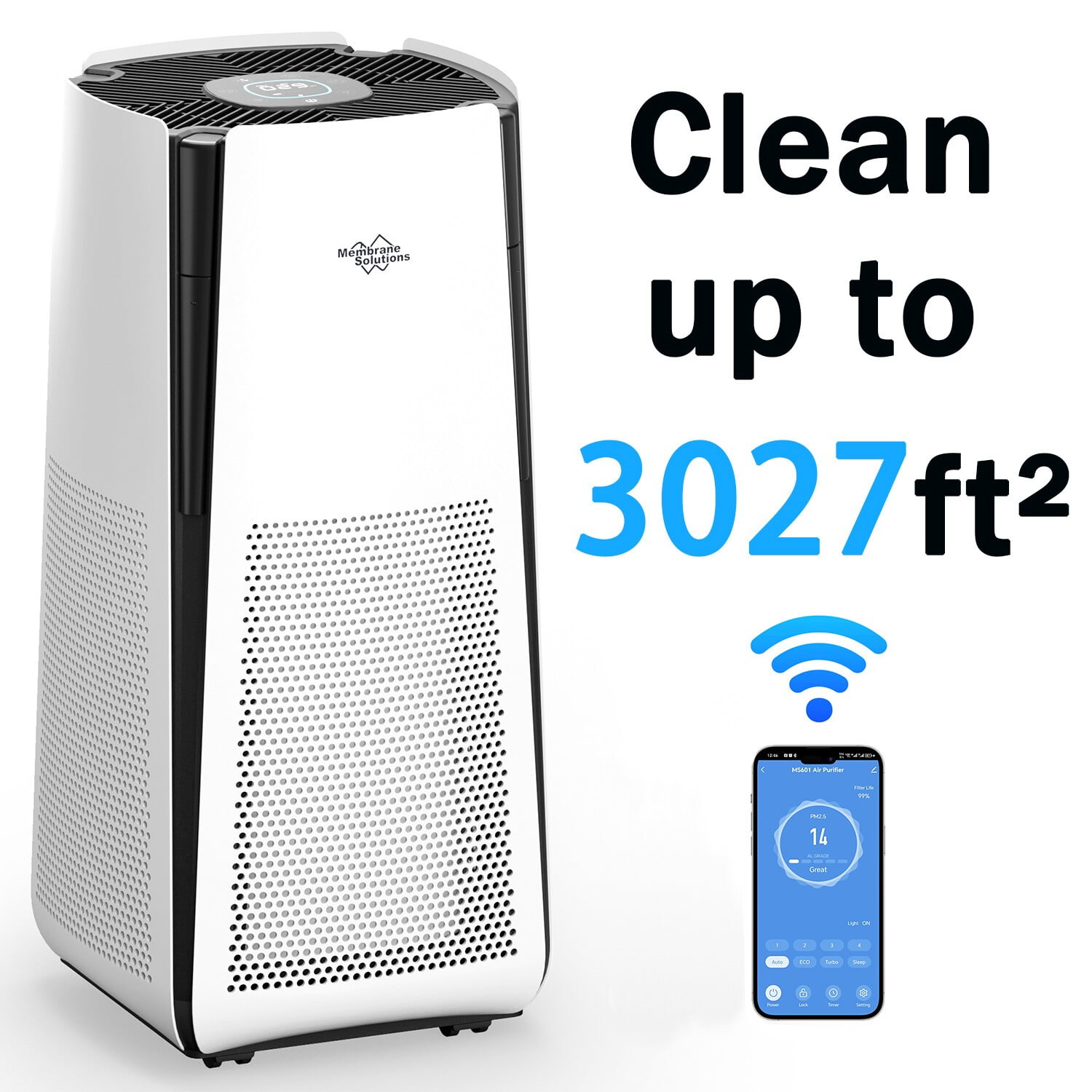 Coway Airmega 400 Air Purifier, True HEPA, 1560 sq ft
