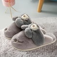 thumbnail image 6 of Penkiiy Warm Slippers for Women Women New Comfortable Home Cute Rabbit Models Winter Cotton Slippers Couple Models Thick Bottom Warm Cotton Slippers Cute Womens House Slippers Gray Slippers, 6 of 7