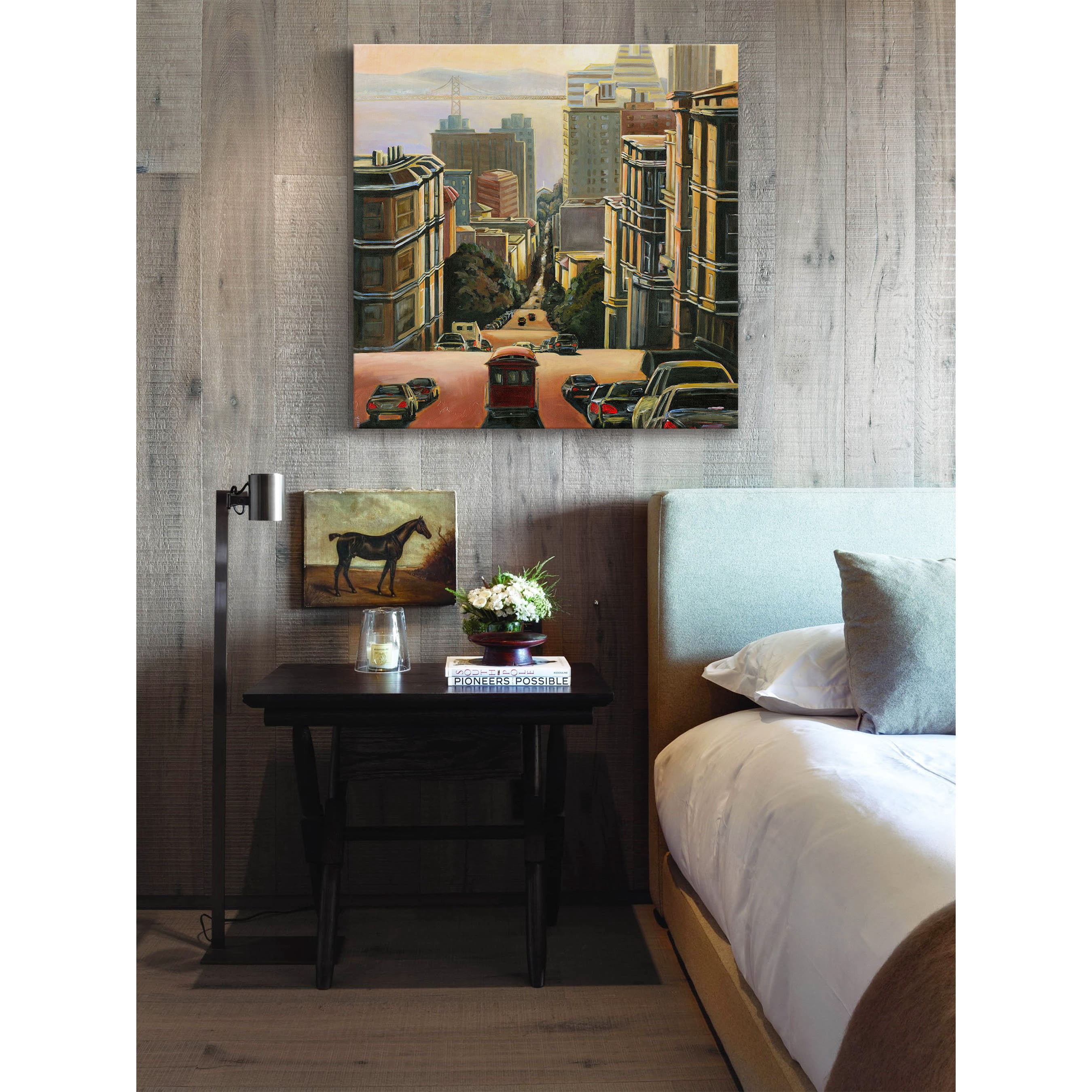 "Tranquility in San Francisco" Painting Print on Wrapped Canvas