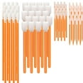 thumbnail image 1 of Kit de bastoncillos de limpieza Wellgler, espuma multiusos, 100 unidades, color naranja, 1 of 9