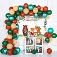 thumbnail image 1 of Kit de globos de látex azul y marrón, 68 piezas, para Navidad, 1 of 4