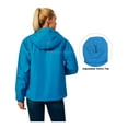 thumbnail image 3 of Little Donkey Andy Womens Warm Recycle Insulated Jacket Hooded Lightweight Windproof Winter Coat Hiking Travel Blue Danube M, 3 of 6