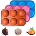 thumbnail image 1 of Semi Sp Chocolate Moulds 6 Cavity Silic Molds Ma Chocolate, 1 of 4