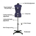 thumbnail image 2 of GEX Purple Female Fabric Adjustable Mannequin Dress Form for Sewing Women's Mannequin Body Torso with Stand Medium, 2 of 4
