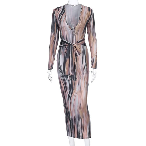 Robe longue manches longues pour femme esprit de ma propre robe