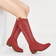 thumbnail image 5 of Ecetana Women's Cowboy Boots Embroidered Western Cowgirl Boots Chunky Heels, 5 of 6
