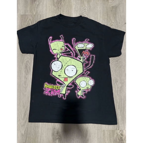 RARE Invader Zim Black Gift Adult TShirt Unisex Cotton 8D717