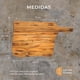 thumbnail image 2 of tabla para picar HAPPY LIFE madera pino, tabla de decorativa, tabla de quesos y corte carne, hecha 100% a mano I LIVE IV 49 x 37 x 28 x 2.5, 2 of 4