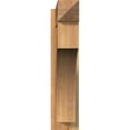 thumbnail image 2 of Ekena Millwork 6"W x 26"D x 26"H Westlake Rough Sawn Arts and Crafts Outlooker, Western Red Cedar, 2 of 4