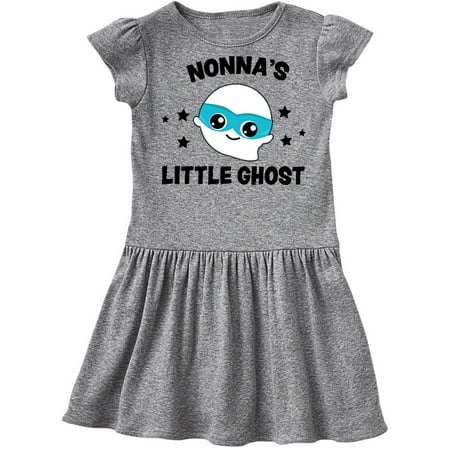 

Inktastic Cute Nonna s Little Ghost with Stars Gift Toddler Girl Dress