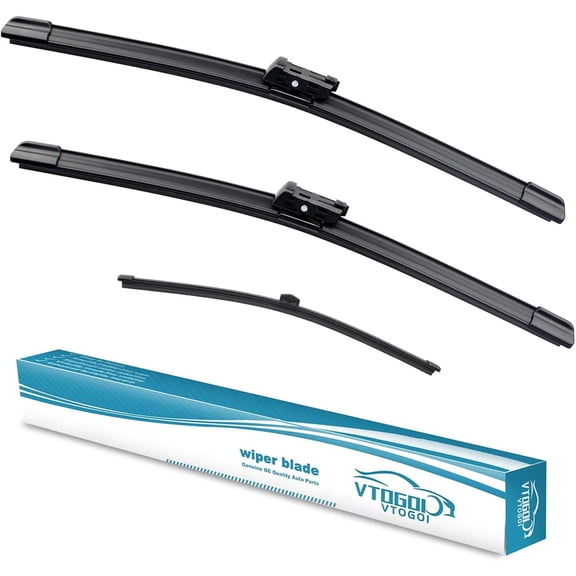 Wiper Blades With Rear Wiper Blades Set For 2016-2022 BMW X1 Automotive Replacement Windshield Wiper Blades, That Meet OEM Quality Easy DIY Install 26 "+16"+14" (Set of 3)