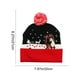 thumbnail image 3 of Adornos navideños, gorro navideño LED de moda invernal, gorro de punto con estampado de Papá Noel y pompón, gorro de lana con protección cálida para las orejas, imprescindible para la decoración navid, 3 of 6