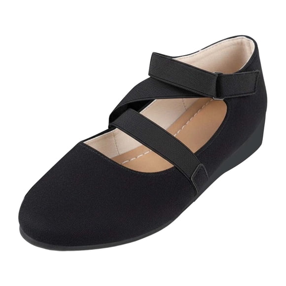 Chaussures Décontractées pour Femmes à Enfiler, Bride, Talon, Mary Jane, Mocassins de Marche Confortables