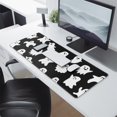 thumbnail image 2 of Long Mouse Pads for Desk,Black Halloween Ghosts Desk Mats on Top Of Desks, Desk Mouse Pad Extra Large with 3mm Non-Slip Base and Stitched Edge for Gaming,Office,Work,Home 31.5"x11.8", 2 of 6