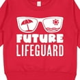 thumbnail image 3 of Inktastic Future Lifeguard Sunglasses Toddler Sweatshirt, 3 of 4