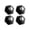 D, variant on Self Adhesive Caster Wheels, 360 Degree Swivel Universal Casters No Drill, Stainless Steel Ball Stick On Wheels for Furniture Small Appliances Storage Boxes, Easy Install Moving Rollers - 4 Pack
