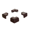thumbnail image 2 of Protectores para esquinas de mesas y muebles Dream Baby Tee Zed Modelo Classic foam corner bumpers. Incluye 4 piezas. Color café, 2 of 4