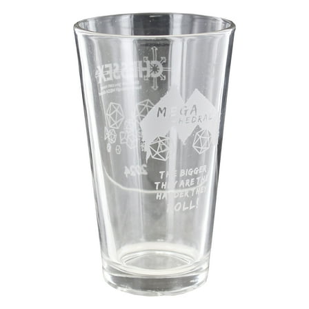 Chessex Mega-Hedral Limited Edition Pint Glass