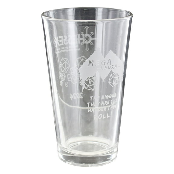 Chessex Mega-Hedral Limited Edition Pint Glass