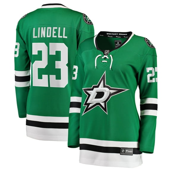 Women's Fanatics Esa Lindell Kelly Green Dallas Stars Breakaway Player Jersey
