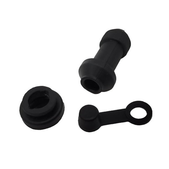 Brake Upper Lower Caliper Exhaust Screw Cover Rubber Disc Brake Waterproof for Motorcycles Scooter