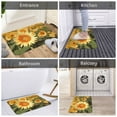 thumbnail image 5 of Gukieu Golden Sunflower In Field Print Dust-proof Floor Mats, Water-absorbent and Non-slip Flannel Door Mats 16x24in, Home Decoration Suitable for Kitchen, Bathroom, Garage, 5 of 7