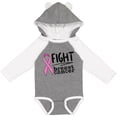 thumbnail image 3 of Inktastic Fight Breast Cancer Pink Ribbon Boys or Girls Long Sleeve Baby Bodysuit, 3 of 5