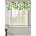 thumbnail image 2 of Tie Up Valance Curtain for Kitchen,Farm Lemon Leaves Rod Pocket Short Curtains Adjustable Tie-Up Shade Valances,Village Green Plants Fruits Window Treatment for Bathroom Living Room Bedroom, 2 of 8