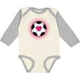 thumbnail image 3 of Inktastic Soccer Player Sports Lover Girls Long Sleeve Baby Bodysuit, 3 of 5