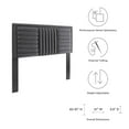 thumbnail image 5 of Believe Channel Tufted Performance Velvet King/California King Headboard, Charcoal, 5 of 7