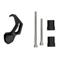 thumbnail image 1 of Gancho para manillar de motocicleta, almacenamiento, accesorios para motocicleta, reemplazable, universal Negro, 1 of 8