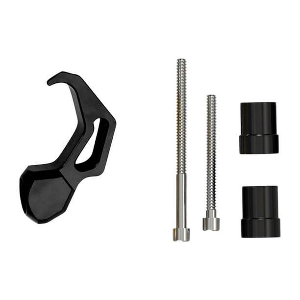 Gancho para motocicleta, gancho para bicicleta eléctrica y patinetes eléctricos, resistente y de alta calidad. Negro