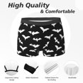 thumbnail image 2 of Men's Boxer Briefs, Bat halloween doodle cool black Soft Comfy Mens Underwear Boxer Briefs Breathable With Widen Waist, 2 of 7