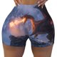 thumbnail image 2 of Fotbe Winter Fire Dragon Shorts Sin Costuras – Shorts Deportivos de Cintura Alta para Mujer, Elásticos para Gimnasio, Yoga, Running o Ciclismo-Small, 2 of 8