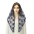 thumbnail image 6 of Misright Lacy Veil Spanish Head Covering for Catholic Chapel Bridal Wedding Dress Veil, 6 of 12